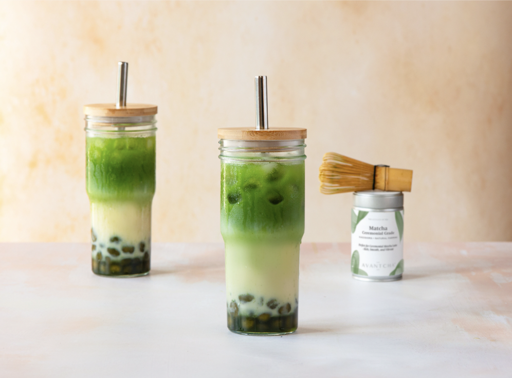 AVANTCHA Matcha Ceremonial Grade in Matcha Bubble Tea 
